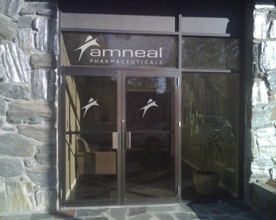 Amneal Pharmacueticals Entrance signage