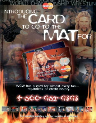 WCW Mastercard Magazine Ad design 2